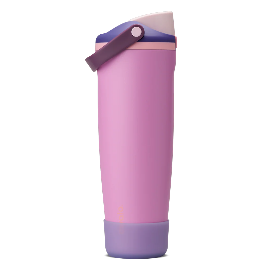 C07566   FreeSip Tumbler Sway Silicone Boot   Translucent Purple   On 40 oz. Pretty in Purple FreeSip Sway