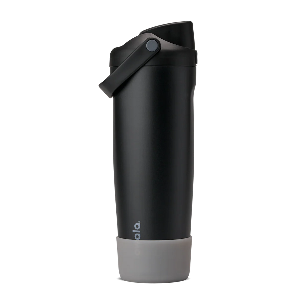 C07567   FreeSip Tumbler Sway Silicone Boot   Translucent Grey   On 30 oz. Very Very Dark FreeSip Sway