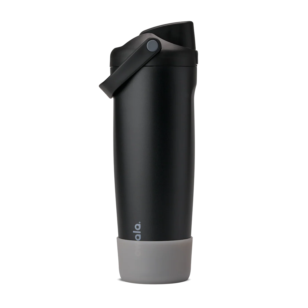 C07567   FreeSip Tumbler Sway Silicone Boot   Translucent Grey   On 30 oz. Very Very Dark FreeSip Sway